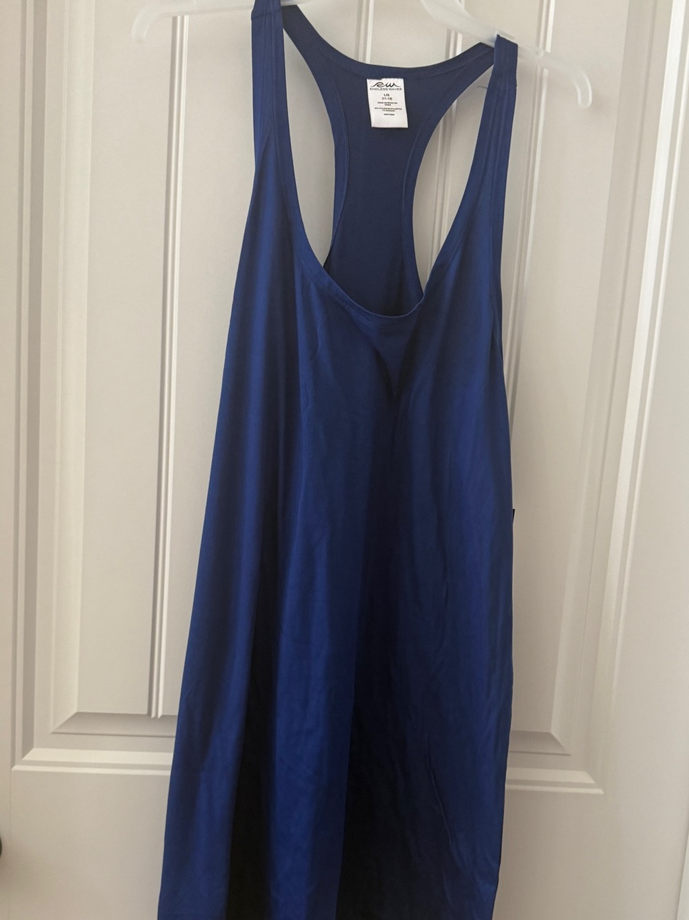 Endless Waves Coverup Dress L  Vibrant Blue